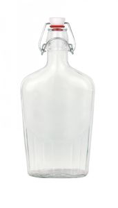 Sklenená fľaša Fiaschetta s otočnou zátkou 0,5 l