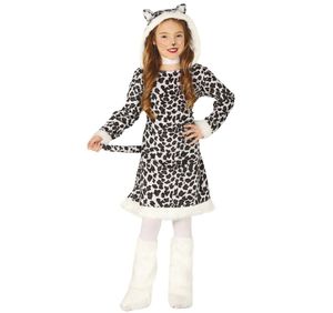 Leoparden Kostüm für Mädchen, Größe:140/146