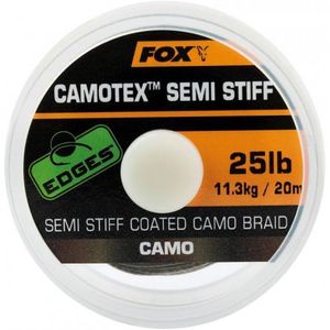 Fox Fishing Edges Camotex Semi Stiff Camo 25 lbs-11,3 kg 20 m
