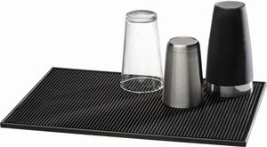 APS Bar-Matte, Kunststoff MS, schwarz, 30 x 15 cm, H: 1 cm