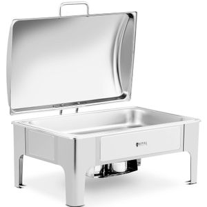 Royal Catering chafing dish - GN 1/1 - - 8,5 l - 2 palivové články - polkruhový