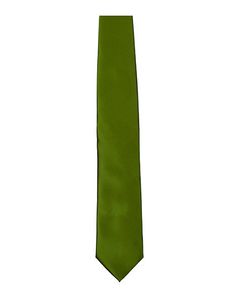 TYTO Unisex saténová kravata TT901 Zelená olivová 144 x 8,5 cm