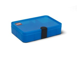 LEGO® Aufbewahrungsbox mit Fächern - blau