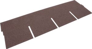 DAPRONA Dachschindeln selbstklebend Rechteck Braun 1m x 32cm Bitumenschindeln für Gartenhaus, Carport, Flächendeckung 2,61m²