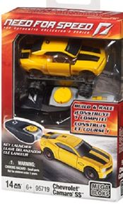 MEGA BLOKS - NEED FOR SPEED Build & Race - Chevrolet Camaro SS ( 16,5 x 11,5 x 4cm ) ( 0,115KG )