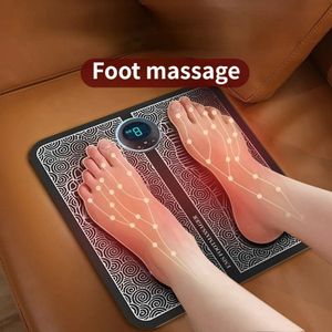Elektrisches Fußmassagegerät tragbare Massagematte Fußmassagekissen für Herren Damen