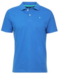 Tom Tailor Basic Polo & Piquee Polo Herren Poloshirts, Größe:L, Farbe:Simply Blue