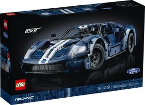 LEGO 42154 Technic Ford GT 2022 Auto-Modellbausatz für Erwachsene, Supercar im Maßstab 1:12 mit authentischen Merkmalen, fortschrittliches Sammlerset