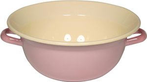 Riess Emaille Miniweitling Ø 14 cm Schüssel mit Henkel rosa pastell