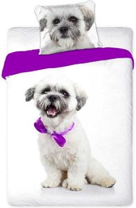 Faro Best Friends Dog komplet pościeli dla psa 140x200cm BF007, bawełna, wielokolorowy, 200 x 140 cm