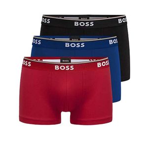 BOSS Pánske boxerky Bavlnené strečové nohavice 3-pack L 1xRed/Blue/Black