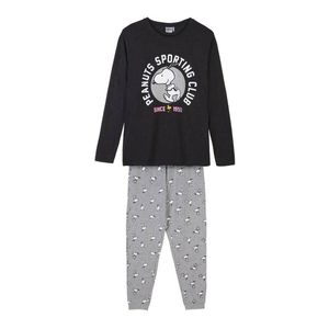 Schlafanzug Snoopy Damen Grau - XS