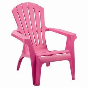 Gartensessel / Deckchair Dolomiti stapelbar pink Kunststoff