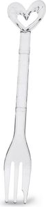 Koziol Virgin White X-Mas Susi Kuchengabel, 4er-Set, Kuchen Gabel, Besteck, Transparent Klar, 3674535