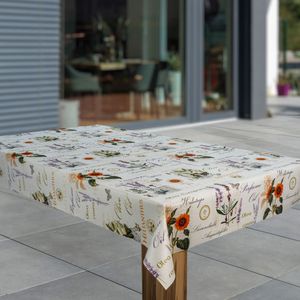 Wachstuch-Tischdecken Lavendel Sonnenblumen Provence rechteckig