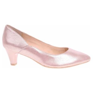 Dámské lodičky Caprice 9-22401-24 rose metallic 38