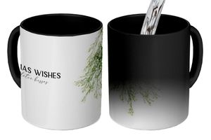 MuchoWow® Kouzelný pohár Vánoce - Dekorace - Vánoční stromek 350 ml Barva měnící se pohár Dárkový nápad - foto hrnek