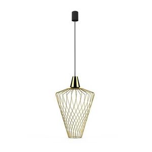 WAVE GOLD L Lampa wisząca E27 mosiądz, czarny Nowodvorski