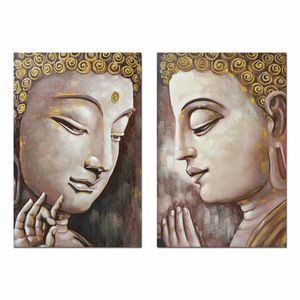 Bild DKD Home Decor Buddha 80 x 3 x 120 cm Orientalisch (2 Stück)