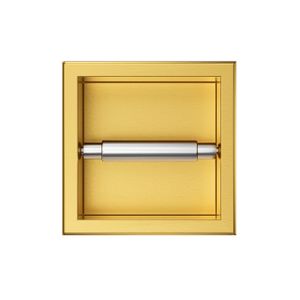 Balneo Toilettenpapierhalter Edelstahl Gold, 17,3x17,3x8,6 cm
