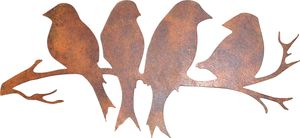 Wanddekoration Vögel
