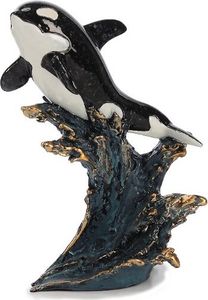 Deko Figur Schwertwal 13 cm, Dekoration Figuren Tiere Orca Wale Meerestier Wassertier