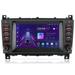 Autoradio Android12 NAVI GPS Für Mercedes Benz C-Klasse W203  DAB+ RDS SWC BT WIFI  1+32G