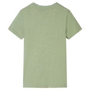 vidaXL Kinder-T-Shirt Helles Khaki 92