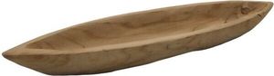 HSM Collection-Obstschale Kanu-50x15x7-Natur-Teak