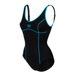 arena Tania Badeanzug für Damen mit Bustier , Farbe:Schwarz, Größe:46