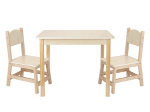 Dětský stolek a židle (set) ,  natur