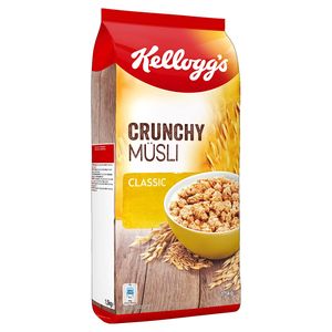 Kelloggs Crunchy Müsli Classic knusprige Cerealien Knuspermüsli 1500g