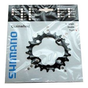 Shimano Kettenblatt Deore FC-M617 22 Zähne 64 mm Schwarz Stahl