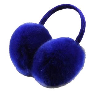 Fashional,Simplicity Uni Warme Faux Furry Winter Outdoor Ohrenschützer Faltbarer Ohrenwärmer(Blau)