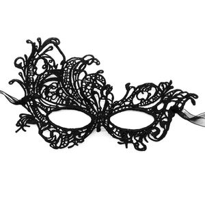 Venezianische Maske, Spitze Masken y Spitze Venezianische Faschingsmasken Maskerade(Schwarz)