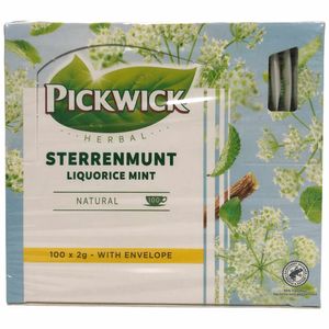 Pickwick Teebeutel Sternmünze mit Umschlag 100 x 2 Gramm
