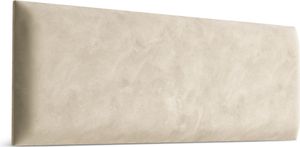 Muralo Polsterpaneel WANDPOLSTER Wandkissen Bettkopfteil Wandpaneel Magic Velvet Creme 2250 90cm x 30cm