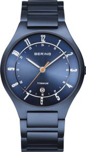 Bering BERING Herren Analog Quarz Titanium Collection Armbanduhr 11739-797