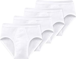 Schiesser 4er Pack Baumwolle Essentials Feinripp Slip / Unterhose Mit komfortablem Softbund und Eingriff, In hochwertiger, bequemer Feinripp-Qualität, Besonders strapazierfähig und langlebig