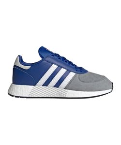 adidas Originals Turnschuhe Marathon Tech - Blau / Weiß / Grau, Größe:44 2/3