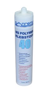 5x MS – POLYMER KLEBSTOFF 40 Klebstoff Dichtstoff 290ml Kartusche