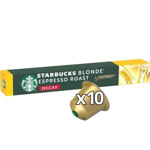 Starbucks Blonde Espresso Roast Entkoffeiniert für NESPRESSO (1 x 10 Kapseln)
