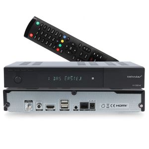 ZEHNDER HX-2500 4K Sat Receiver mit Aufnahmefunktion und HDMI, IPTV Receiver, UHD, Alphanumerisches Display, 12V Netzteil, 2x USB, WIFI Funktionen, Mediaplayer, AAC-LC