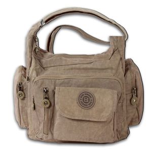 Taška Street Nylonová taška Dámska kabelka cez rameno kameň 30x15x22 OTJ204L