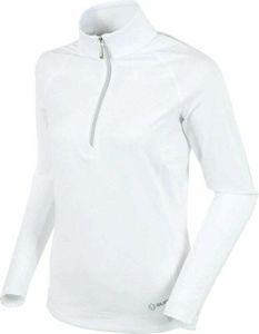 Sunice Anna Lightweight Stretch Half-Zip Pure White M Sweter