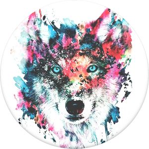 POPSOCKETS Wolf Abnehmbarer Griff mit Standfunktion