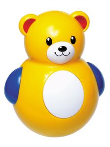 TOLO Classic Stehaufmännchen Teddybär Wackelfigur Spielzeug Baby Kleinkinder