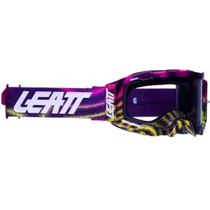 Leatt Velocity 5.5 Zebra Motocross Brille Farbe: Lila