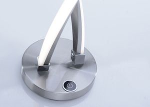 Paul Neuhaus LED Tischleuchte Polina aus Aluminium in Silber