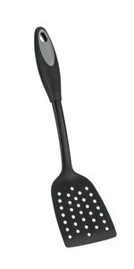 Metaltex 232180038 Pfannenwender 'Britannia' aus Nylon und Thermo-Gummi, bis 210 °C, schwarz (1 Stück)